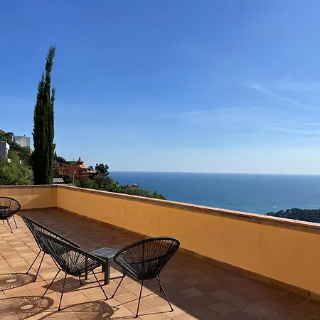 Casa Con Piscina Privada Y Vistas Al Mar Cerca De Sa Riera